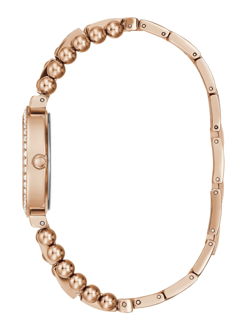 Zegarek Damskie Guess Rose Gold-Tone and Rhinestone Analog Kolorowe | 1068432-XE