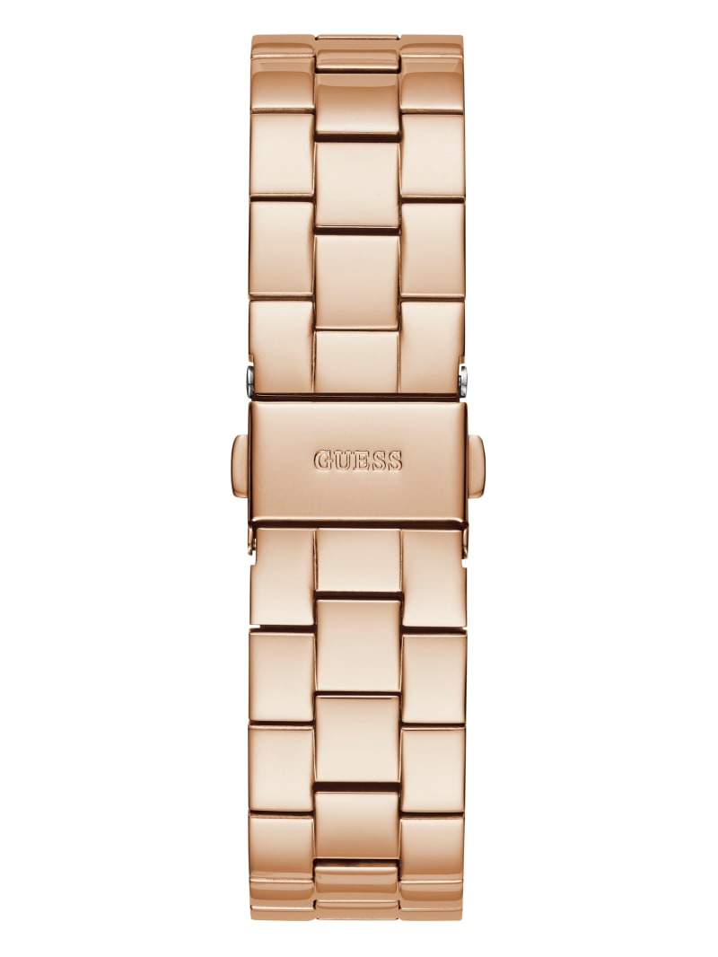 Zegarek Damskie Guess Rose Gold-Tone and Rhinestone Analog Różowe Złote | 5831402-AB