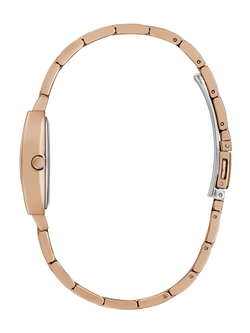 Zegarek Damskie Guess Rose Gold-Tone and Diamond Analog Różowe Złote | 6137540-ZU