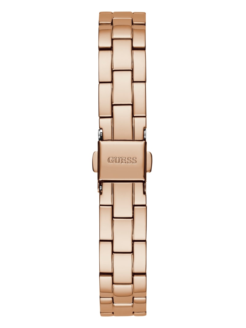 Zegarek Damskie Guess Rose Gold-Tone and Diamond Analog Różowe Złote | 6137540-ZU