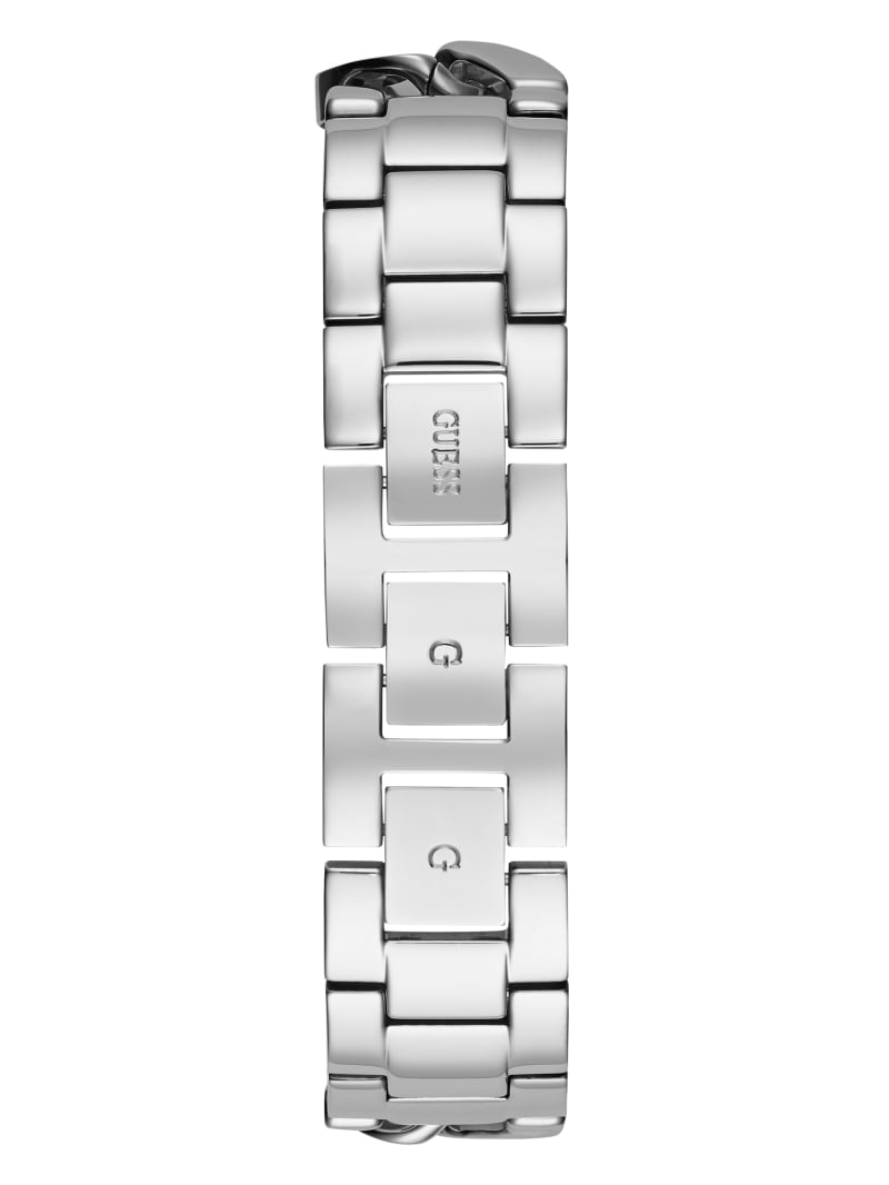 Zegarek Damskie Guess Silver-Tone Analog Srebrne | 1965370-WV