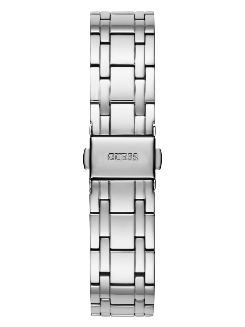 Zegarek Damskie Guess Silver-Tone Analog Srebrne | 3170685-YK