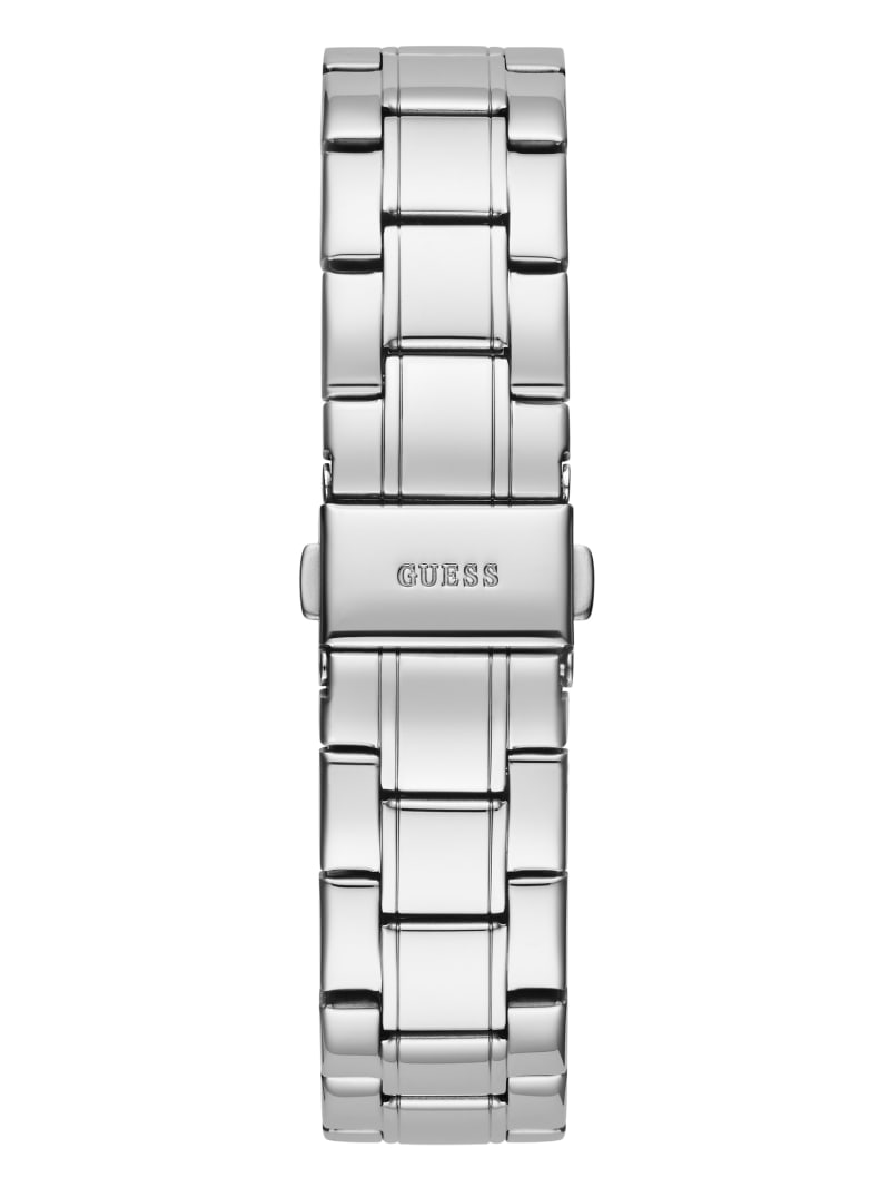 Zegarek Damskie Guess Silver-Tone Analog Srebrne | 3710526-FC