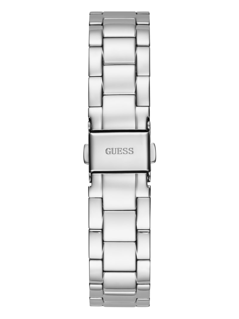 Zegarek Damskie Guess Silver-Tone Analog Srebrne | 6784201-YF