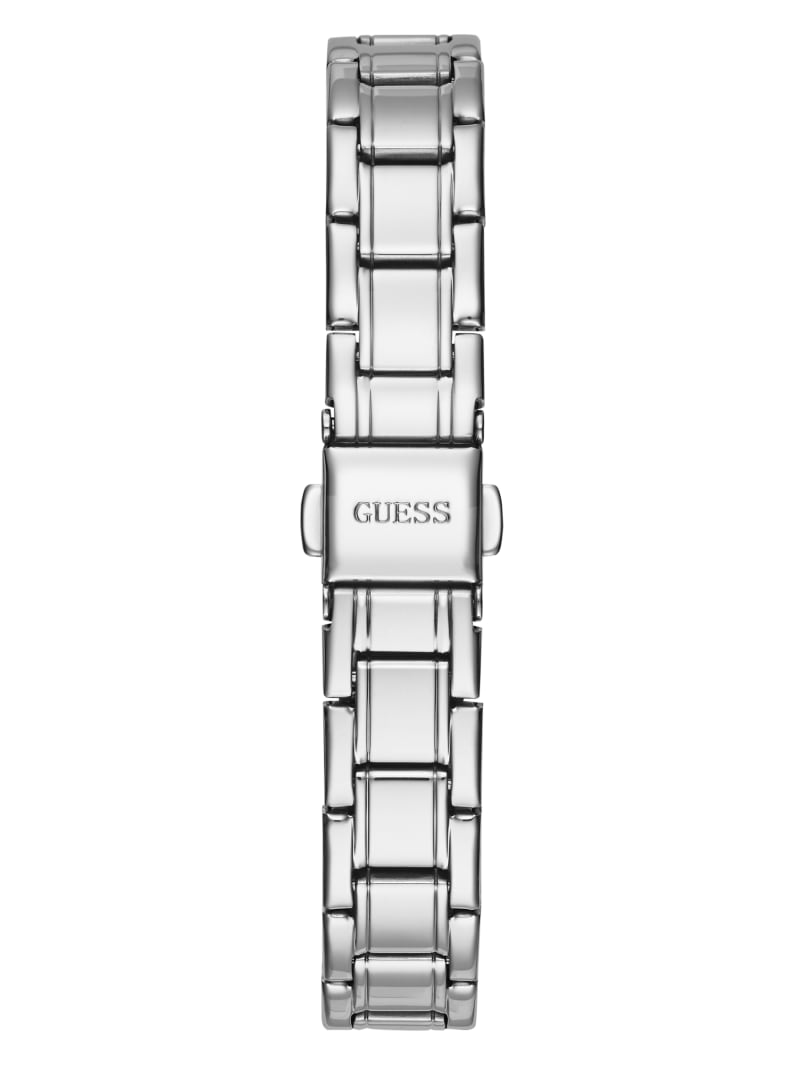 Zegarek Damskie Guess Silver-Tone And Pink Diamond Analog Kolorowe | 0693814-VX