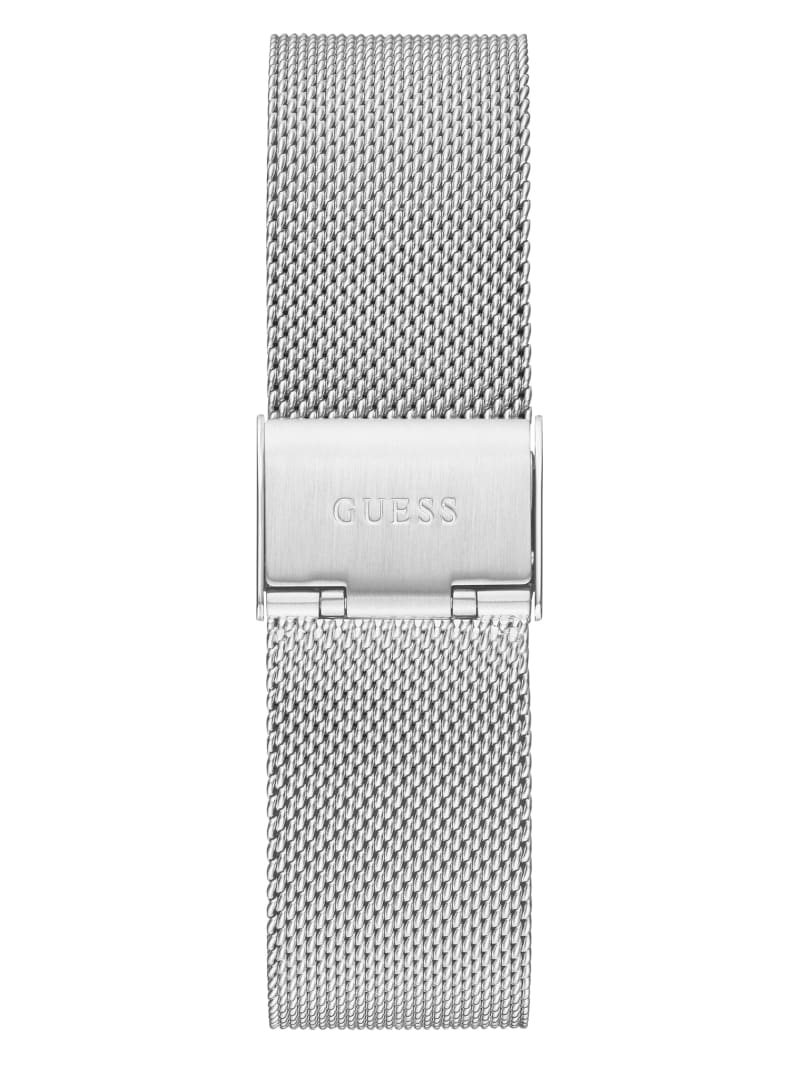 Zegarek Damskie Guess Silver-Tone Cyfrowy Srebrne | 2957361-BH