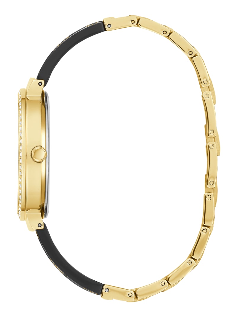 Zegarek Damskie Guess and Gold-Tone Crystal Analog Kolorowe | 5328479-ZS