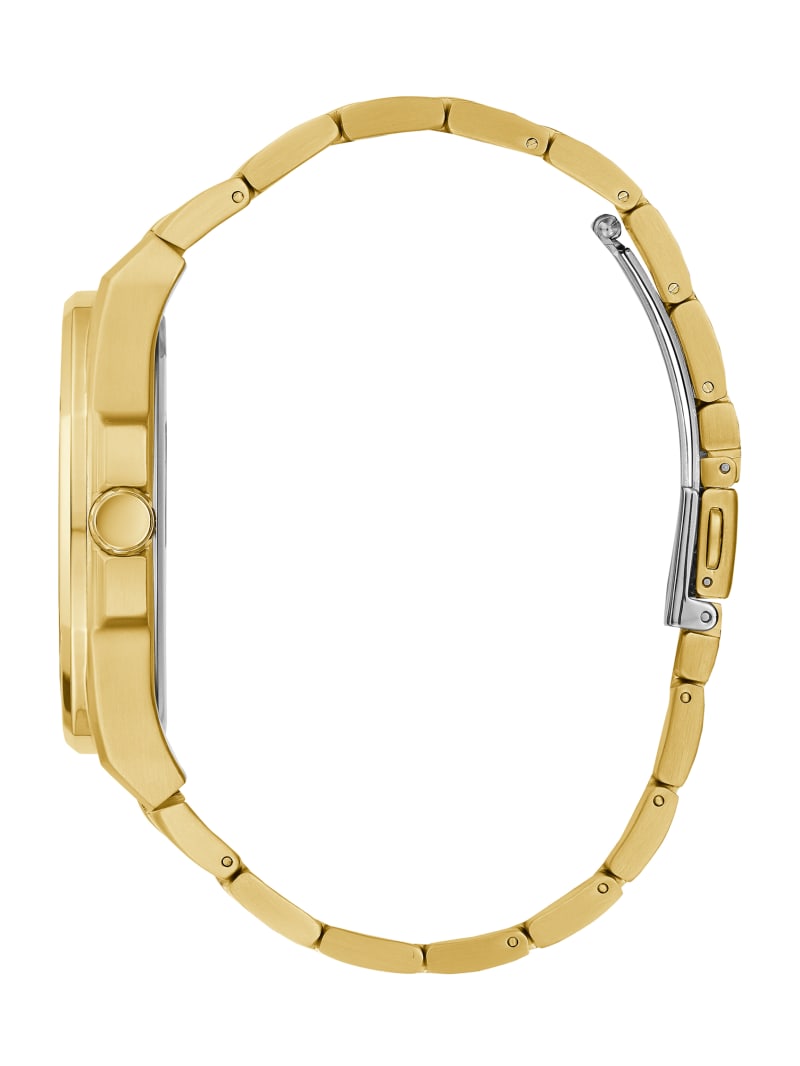 Zegarek Męskie Guess And Gold-Tone Analog Złote | 0714639-ZN