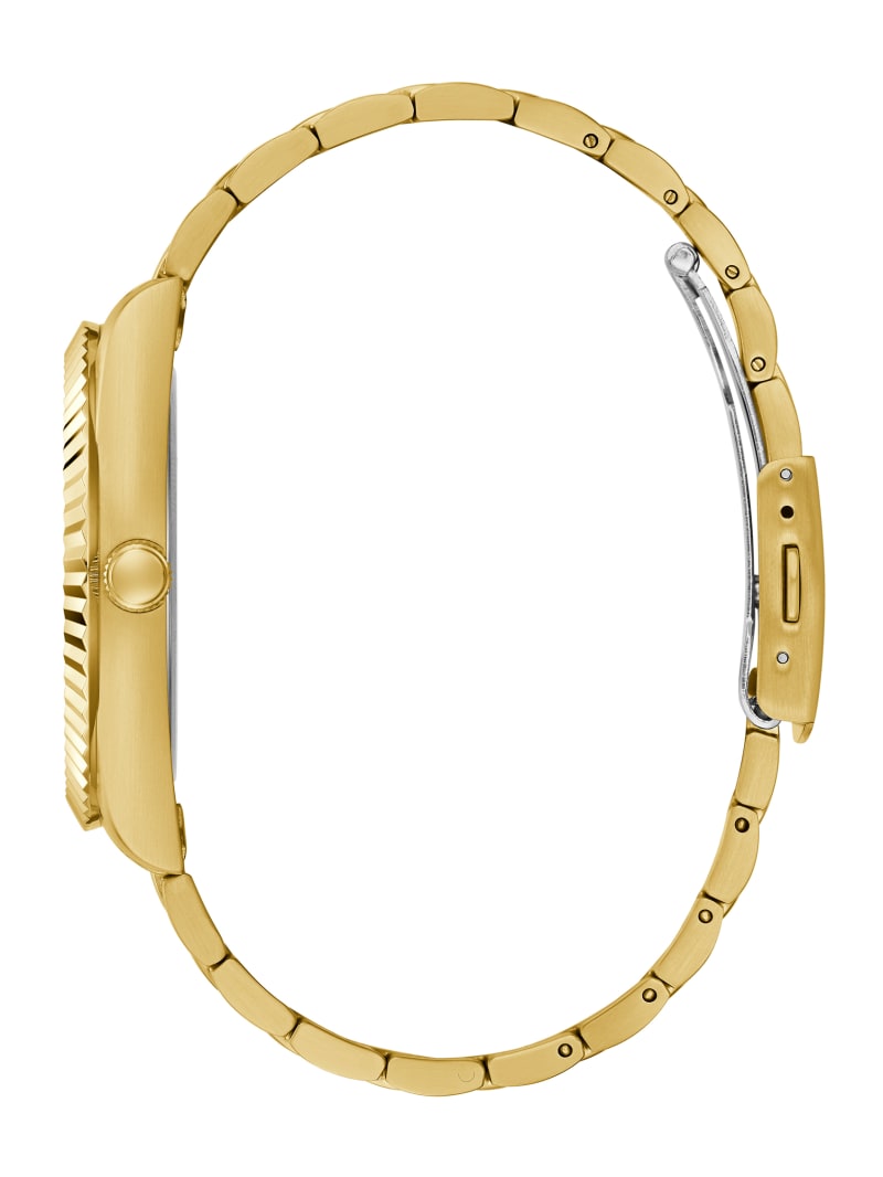 Zegarek Męskie Guess Connoisseur Gold-Tone and Analog Złote | 8790165-BY