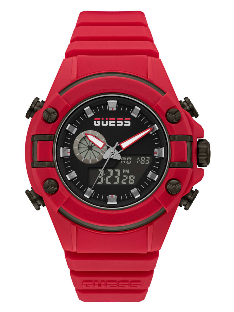 Zegarek Męskie Guess G Force Red Cyfrowy Czerwone | 3864209-UY