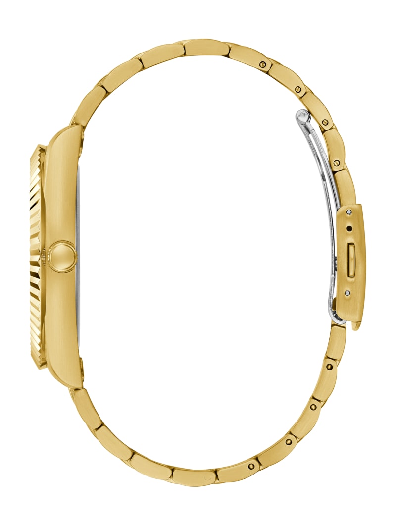 Zegarek Męskie Guess Gold-Tone Analog Złote | 9781624-LV