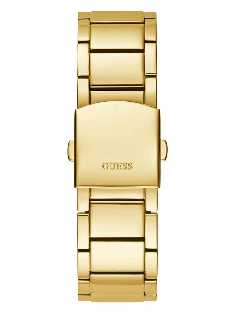 Zegarek Męskie Guess Gold-Tone Exposed Dial Analog Złote | 2163459-QM