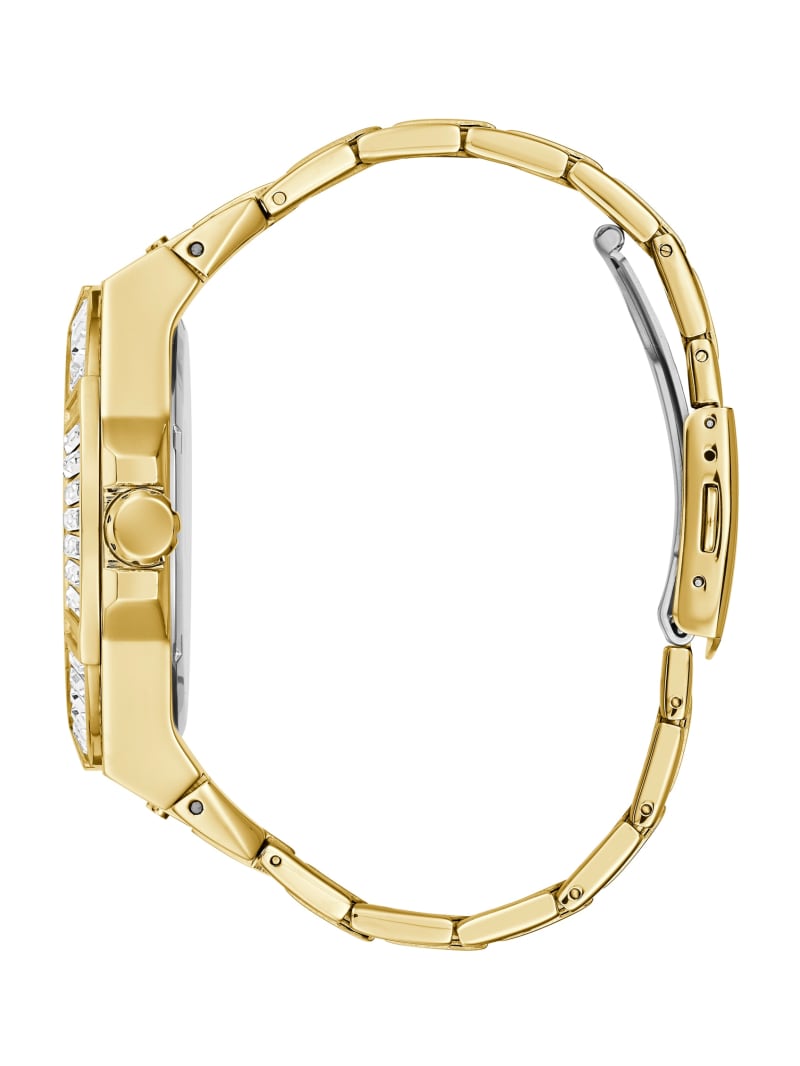 Zegarek Męskie Guess Gold-Tone Wielofunkcyjny Złote | 1739640-JH