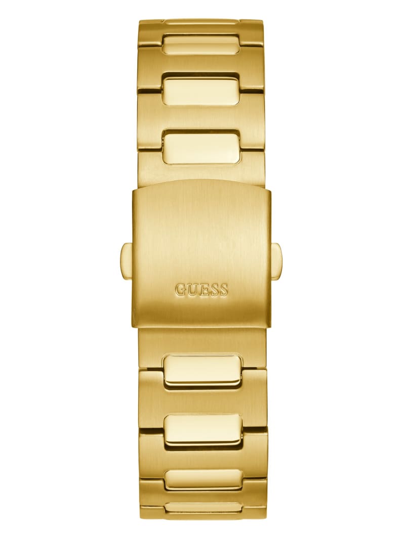 Zegarek Męskie Guess Gold-Tone Wielofunkcyjny Złote | 2391685-HZ