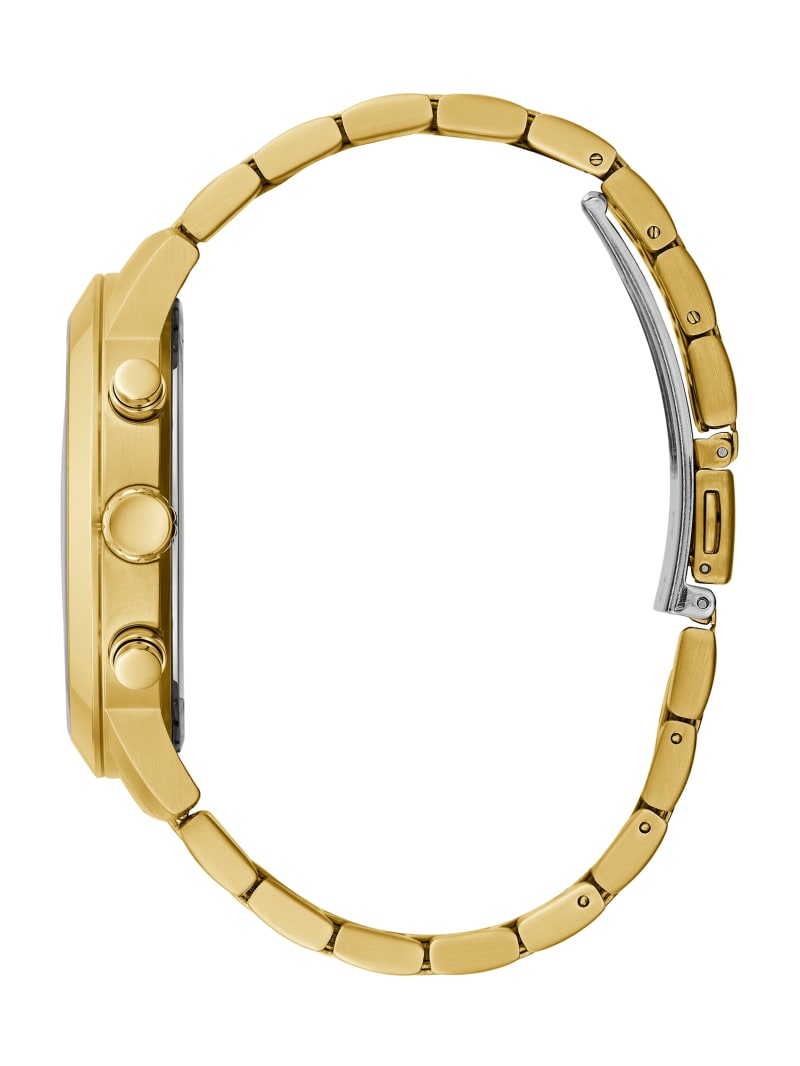 Zegarek Męskie Guess Gold-Tone Wielofunkcyjny Złote | 5820473-MF