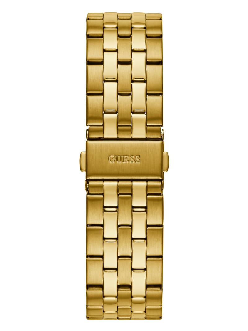 Zegarek Męskie Guess Gold-Tone Wielofunkcyjny Złote | 5820473-MF