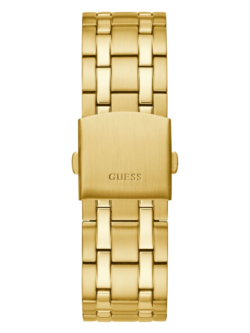 Zegarek Męskie Guess Gold-Tone Wielofunkcyjny Złote | 9127830-AG