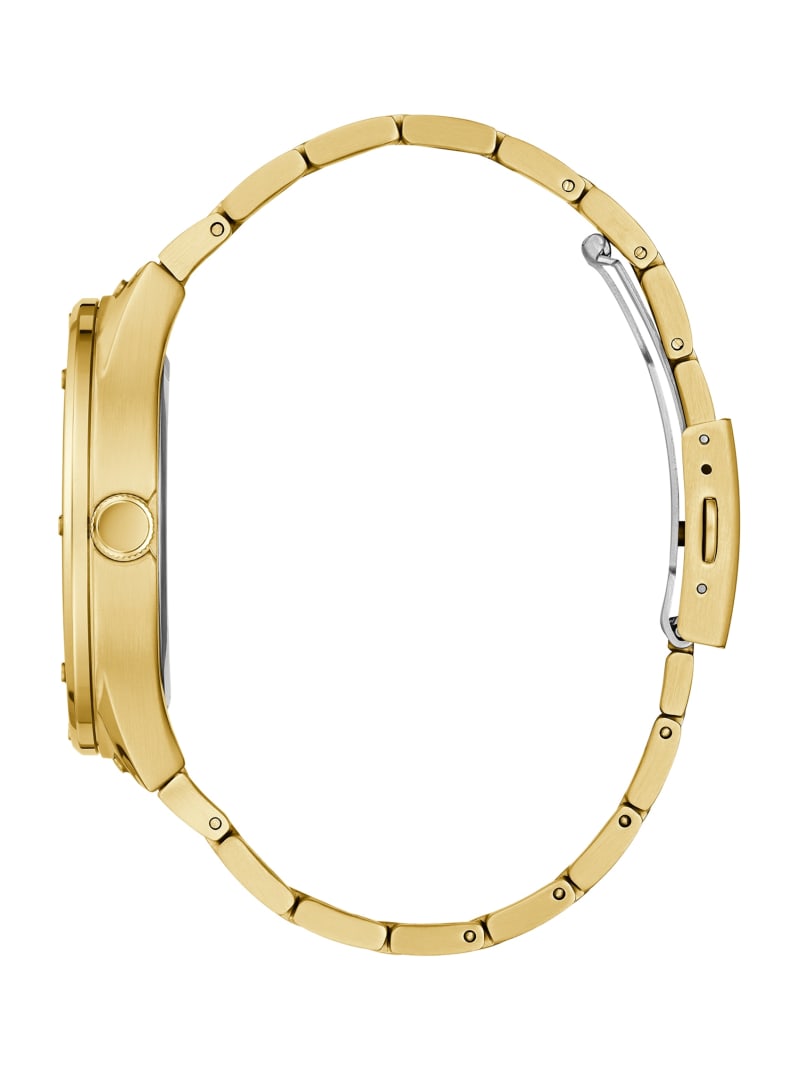 Zegarek Męskie Guess Gold-Tone and Analog Złote | 0612348-QX