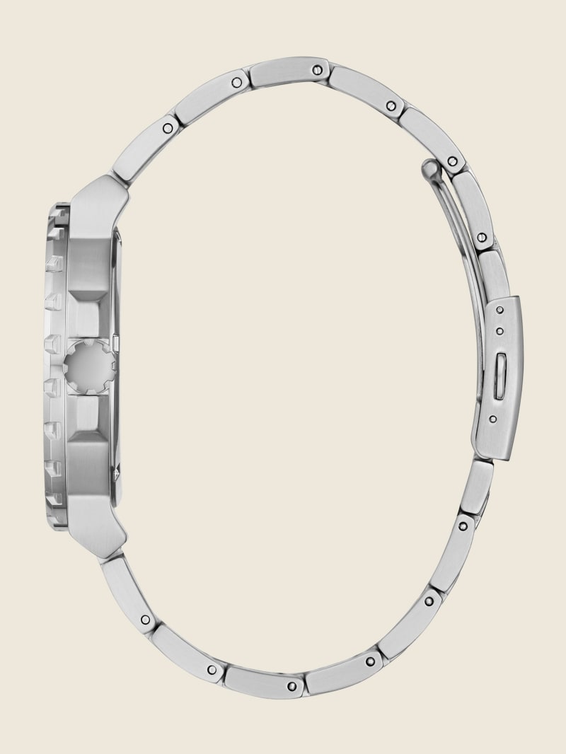 Zegarek Męskie Guess Silver-Tone Analog Kolorowe | 5498076-JS