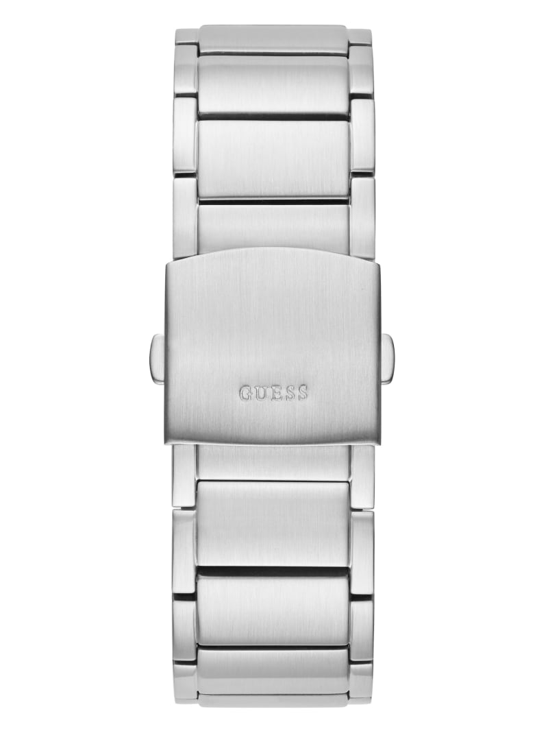 Zegarek Męskie Guess Silver-Tone Exposed Dial Wielofunkcyjny Kolorowe | 8231506-XE