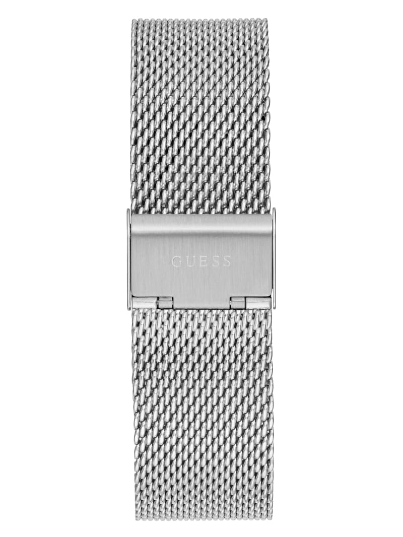 Zegarek Męskie Guess Silver-Tone Srebrne | 1072486-DH